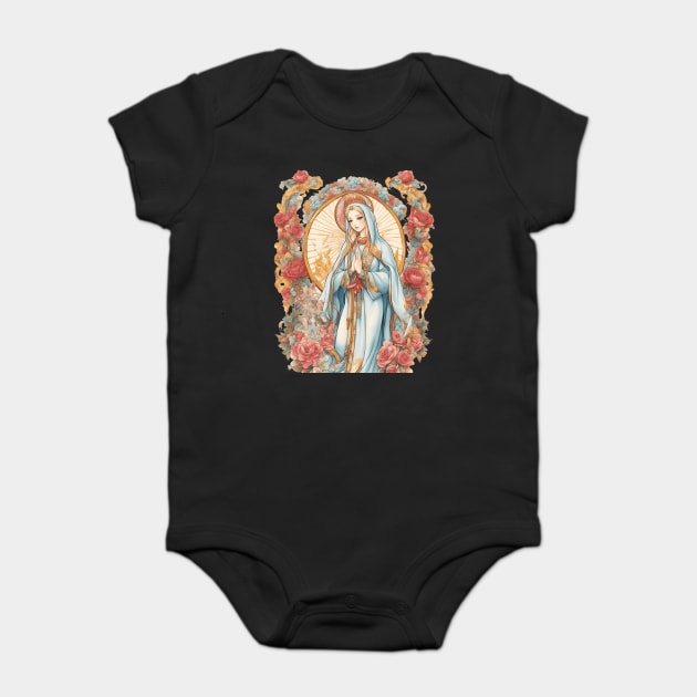 Saint Mary Baby Bodysuit by animegirlnft
